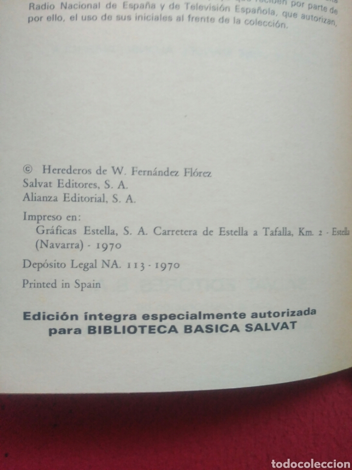Libros de segunda mano: Volvoreta. W Fern&aacute;ndez Fl&oacute;rez .Salvat - Foto 2