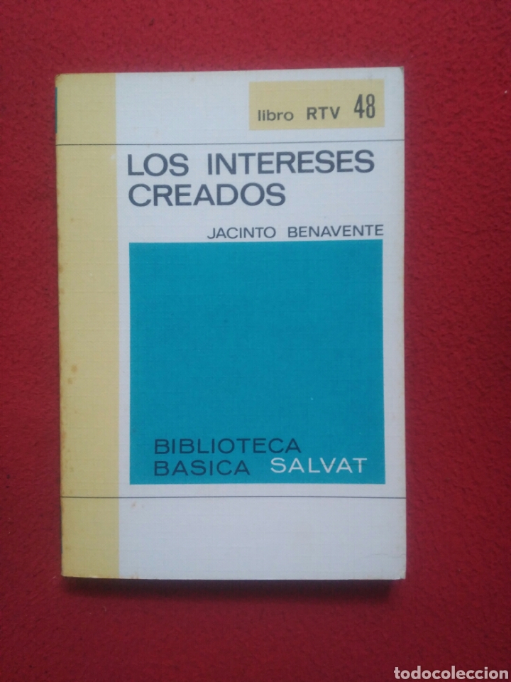 Libros de segunda mano: Los intereses creados. Jacinto Benavente. Salvat - Foto 1