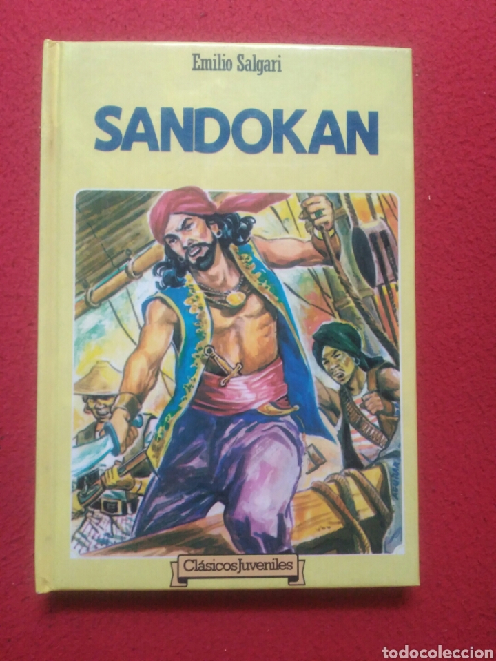 Libros de segunda mano: Sandokan .Emilio Salgari .cl&aacute;sicos juveniles - Foto 1
