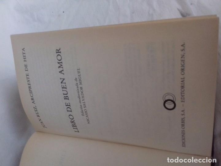 Libros de segunda mano: LIBRO DEL BUEN AMOR-ARCIPRESTE DE HITA-1982-EDICIONES ORBIS/ORIGEN- - Foto 3