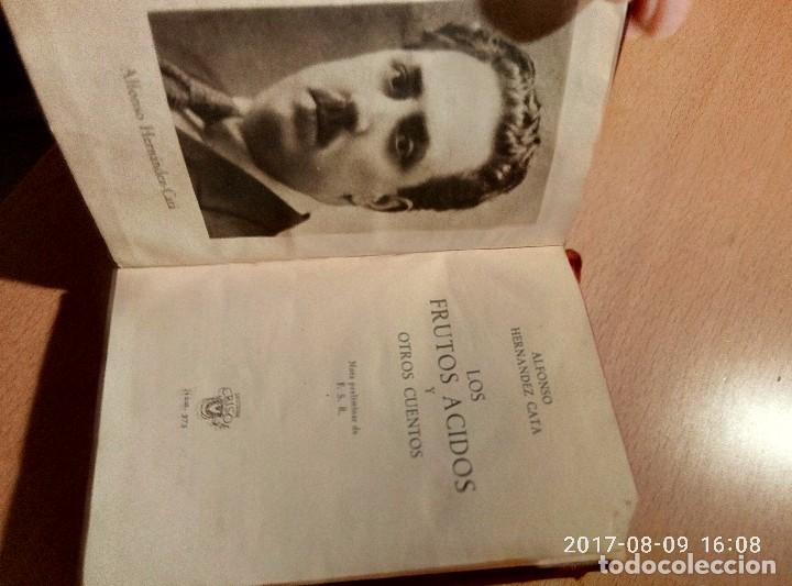 Libros de segunda mano: LOS FRUTOS ACIDOS, ED AGUILAR - Foto 2