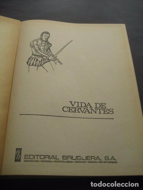 Libros de segunda mano: LIBRO VIDA DE CERVANTES. ED. BRUGUERA 1968. 1&ordf; EDICION - Foto 2