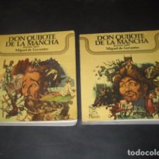 Libros de segunda mano: LIBRO DON QUIJOTE DE LA MANCHA. ED. VERON 1975. PORTADA MARIGOT. 2 TOMOS