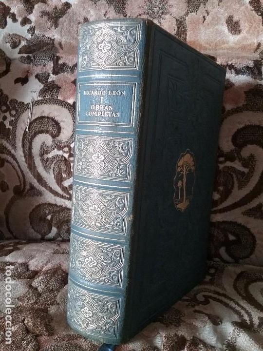 Libros de segunda mano: Obras completas I, de Ricardo Le&oacute;n. Biblioteca Nueva, 1944. - Foto 1