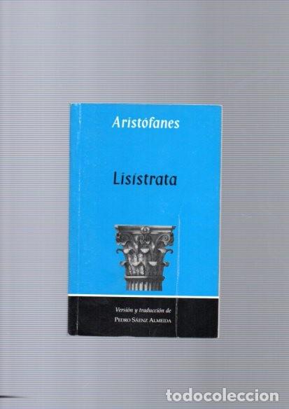 Libros de segunda mano: ARISTOFANES - LISISTRATA - EDICIONES CLASICAS 2002 - Foto 1