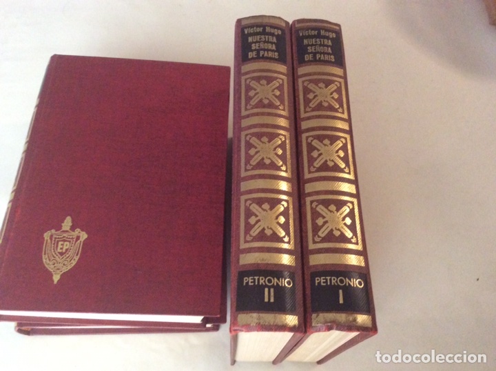 Libros de segunda mano: NUESTRA SE&Ntilde;ORA DE PARIS, OBRA EN 2 TOMOS / VICTOR HUGO - EDITORIAL PETRONIO - Foto 1
