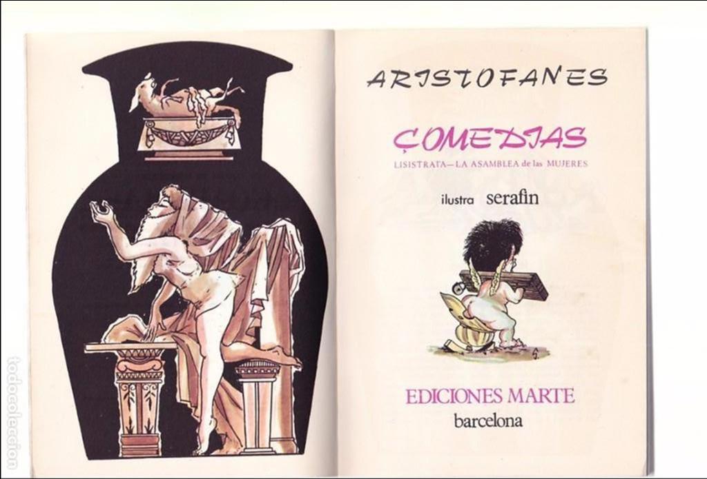 Libros de segunda mano: ARISTOFANES - COMEDIAS - EDICIONES MARTE 1965 / EJEMPLAR NUMERADO 2054 - Foto 2