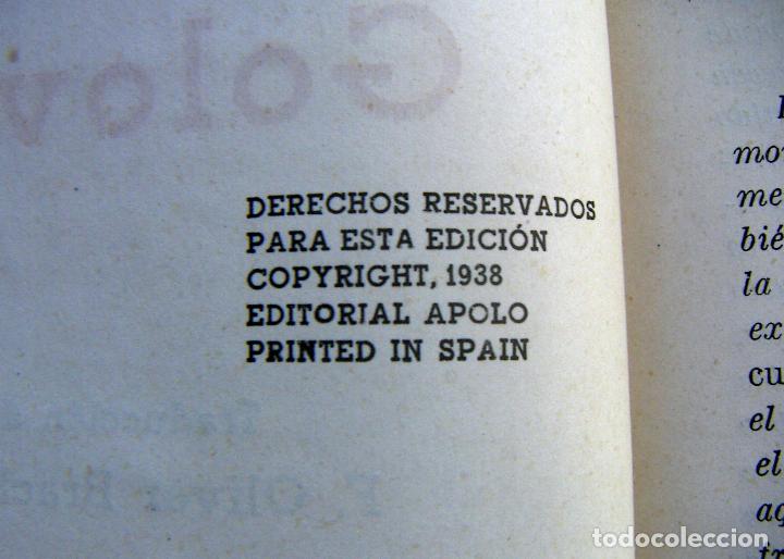 Libros de segunda mano: GOLOVIN 1938 EDITORIAL APOLO JAKOB WASSERMANN - - Foto 3