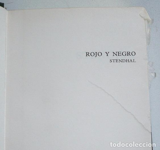 Libros de segunda mano: Rojo y negro - Stendhal (Ediciones Moret&oacute;n, Clasicos Asuri, 1973) - Foto 3