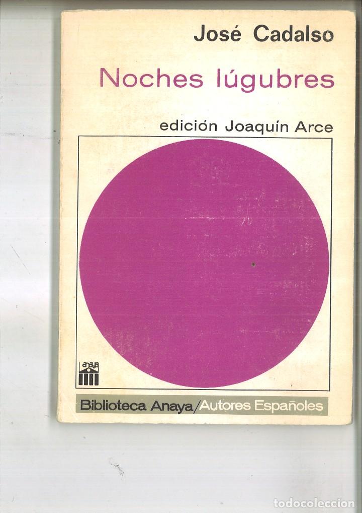 Libros de segunda mano: NOCHES L&Uacute;GUBRES. Jos&eacute; Cadalso - Foto 1