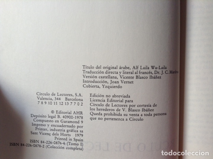 Libros de segunda mano: Las mil noches y una noche. Dos tomos - Foto 2