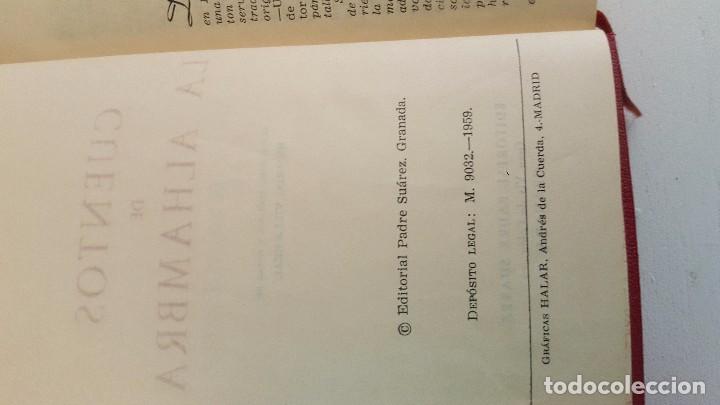 Libros de segunda mano: CUENTOS DE LA ALHAMBRA. WASHINGTON IRVING. 1959. - Foto 3