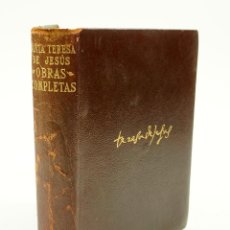 Libros de segunda mano: OBRAS COMPLETAS SANTA TERESA DE JESÚS, 1957, ED. AGUILAR. 14,5X18,3CM