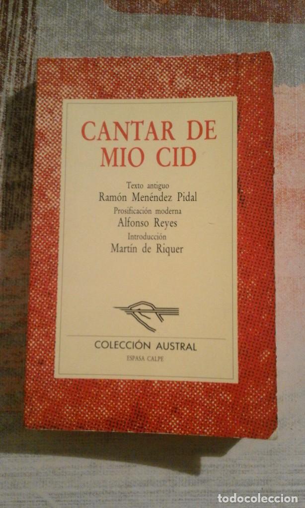 Libros de segunda mano: Cantar de M&iacute;o Cid - An&oacute;nimo - Foto 1