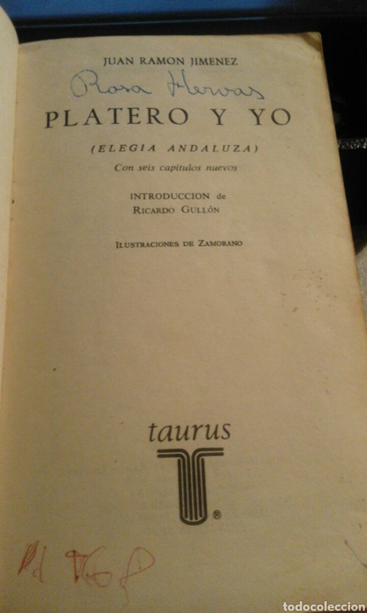 Libros de segunda mano: Platero y yo - Juan Ram&oacute;n Jim&eacute;nez - Foto 4