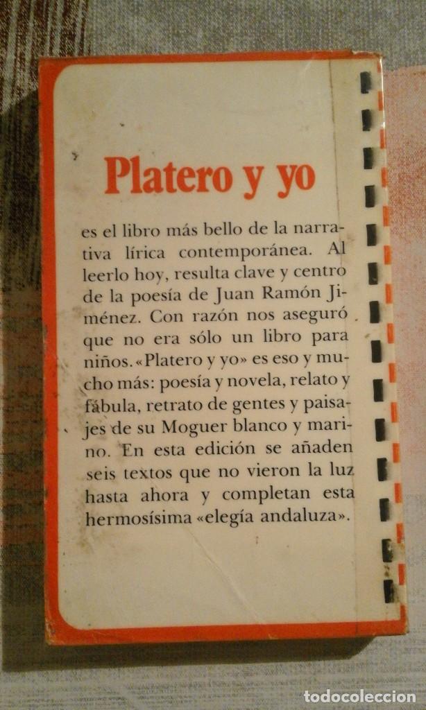 Libros de segunda mano: Platero y yo - Juan Ram&oacute;n Jim&eacute;nez - Foto 2