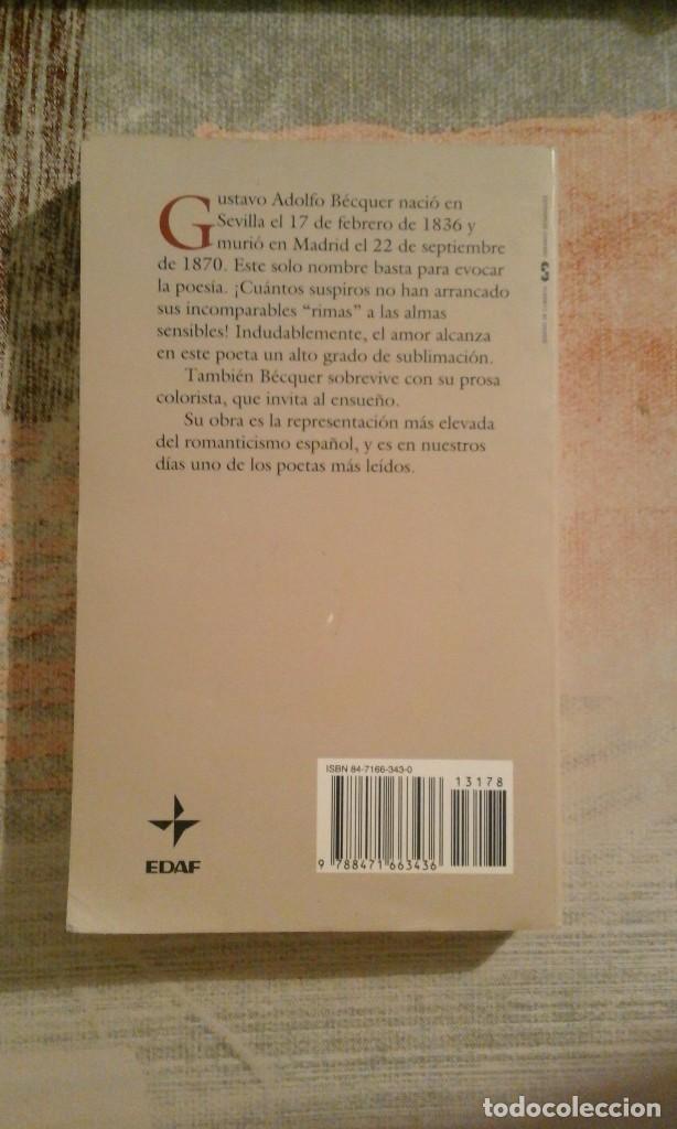 Libros de segunda mano: Rimas y leyendas - Gustavo A. B&eacute;cquer - Foto 2