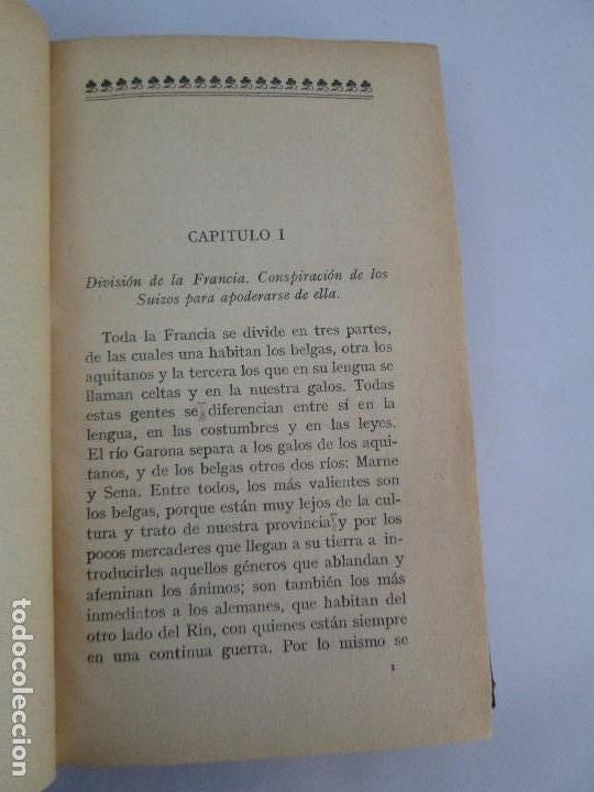 Libros de segunda mano: BIBLIOTECAS POPULARES CERVANTES. LOS COMENTARIOS DE CAYO JULIO CESAR TOMO I Y II Y OTROS. VER FOTOS - Foto 10 - 100544787