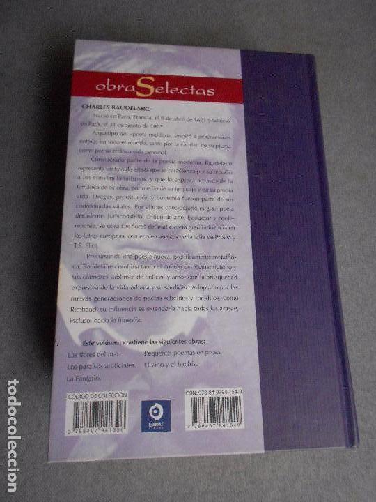 Libros de segunda mano: OBRAS SELECTAS. CHARLES BAUDELAIRE - Foto 4