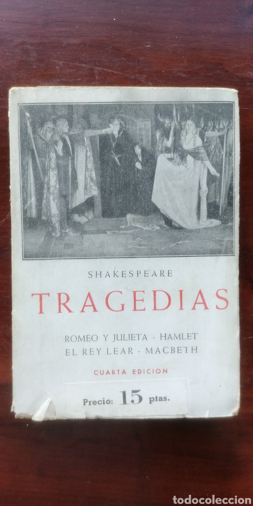 Libros de segunda mano: Tragedias Shakespeare ediciones ib&eacute;ricas 4a edici&oacute;n - Foto 1