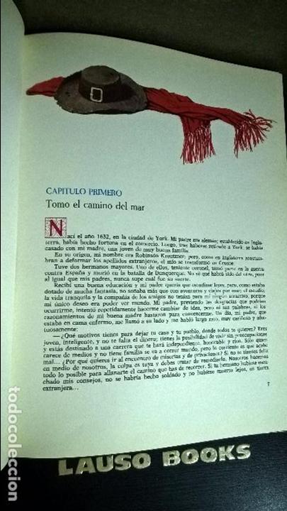 Libros de segunda mano: ROBINSON CRUSOE. DANIEL DE FOE. TORAX S.A 1974. - Foto 3
