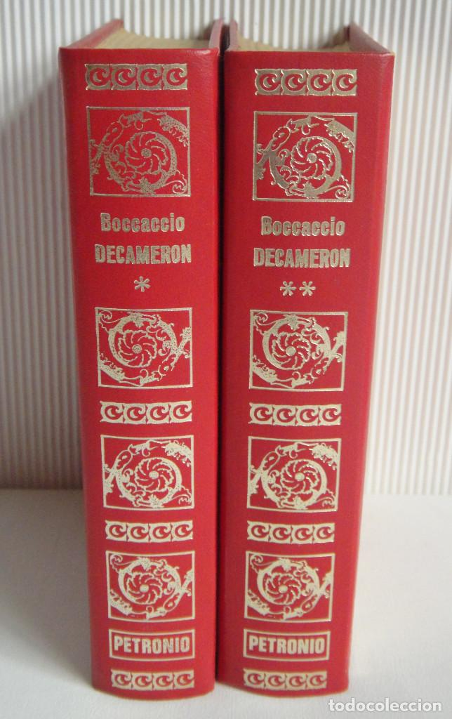 Libros de segunda mano: DECAMERON, BOCCACCIO. EDICIONES PETRONIO, 2 TOMOS ILUSTRADOS. - Foto 1