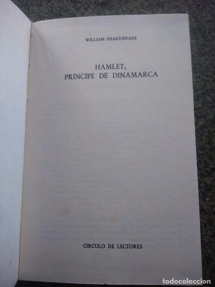 Libros de segunda mano: HAMLET : PRINCIPE DE DINAMARCA --  WILLIAM SHAKESPEARE -- CIRCULO -1965 -- - Foto 2
