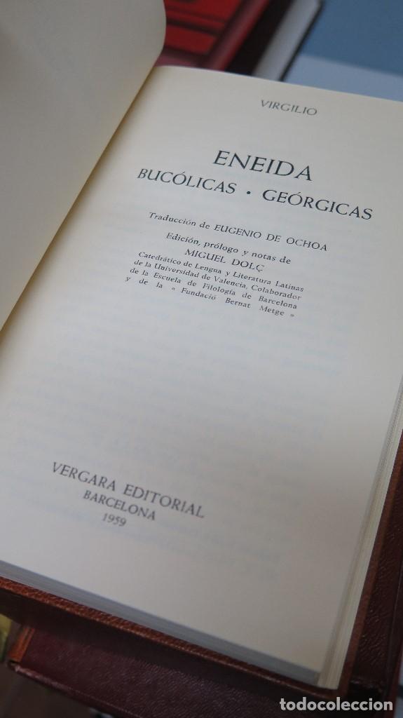 Libros de segunda mano: 1959.- ENEIDA. VIRGILIO. EDICIONES VERGARA. CON ESTUCHE - Foto 2