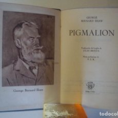 Libros de segunda mano: LIBRERIA GHOTICA. BERNARD SHAW PIGMALION. EDITORIAL AGUILAR. 1951. CRISOL NUMERO 8 BIS.. Lote 104058847
