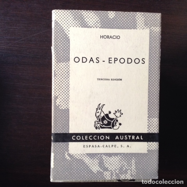 Libros de segunda mano: Odas. Epodos. Horacio - Foto 1