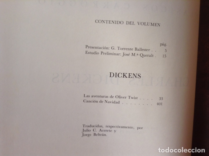 Libros de segunda mano: Charles Dickens. Cl&aacute;sicos Carroggio - Foto 2