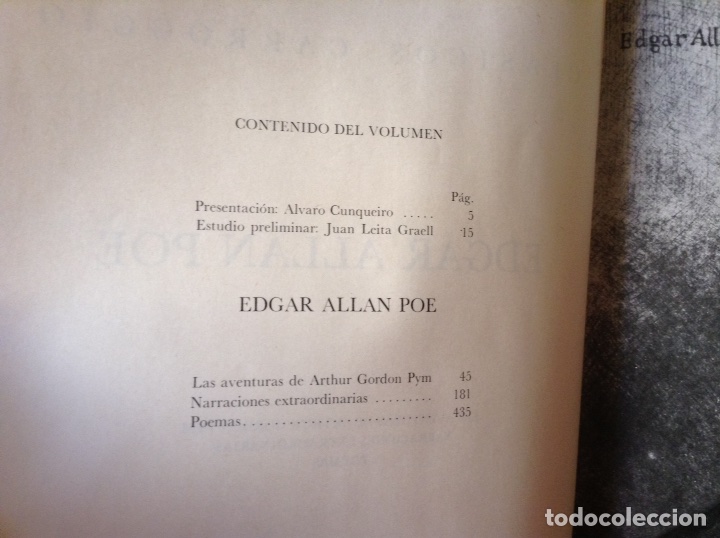 Libros de segunda mano: Edgar Allan Poe. Cl&aacute;sicos Carroggio - Foto 2