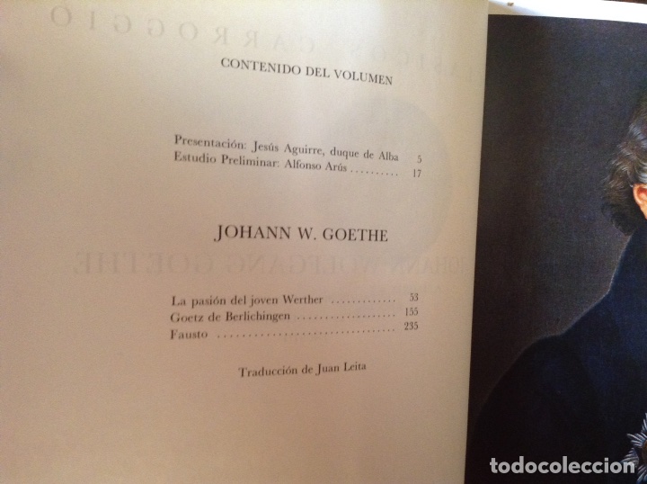 Libros de segunda mano: Goethe. Cl&aacute;sicos Carroggio - Foto 3