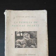 Libros de segunda mano: LA FAMILIA DE PASCUAL DUARTE, EMECE, BUENOS AIRES 1945 TERCERA EDICIÓN.