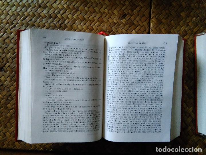 Libros de segunda mano: ERNEST HEMINGWAY - OBRAS SELECTAS - 2 TOMOS - PLANETA .CON CAJETIN. - Foto 3