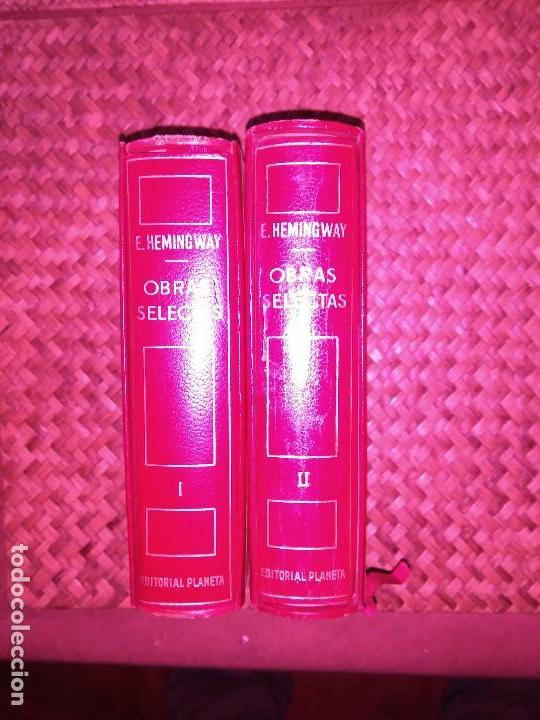 Libros de segunda mano: ERNEST HEMINGWAY - OBRAS SELECTAS - 2 TOMOS - PLANETA .CON CAJETIN. - Foto 1