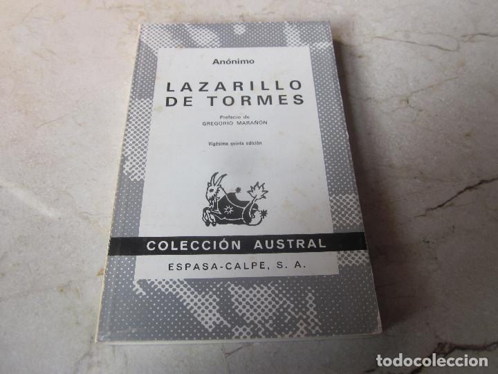 Libros de segunda mano: LAZARILLO DE TORMES - COLECCION AUSTRAL 1977 - Foto 1