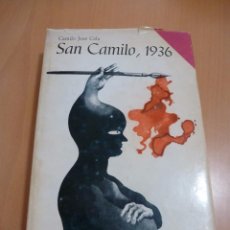 Libros de segunda mano: SAN CAMILO, 1936. CAMILO JOSÉ CELA. PRIMERA EDICIÓN. Lote 105870131