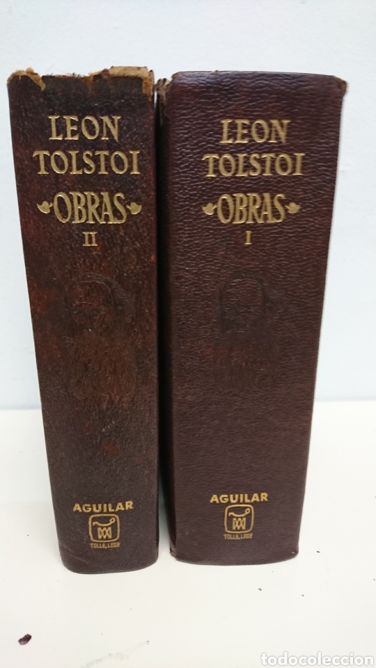 Libros de segunda mano: LE&Oacute;N TOLSTOI OBRAS dos tomos