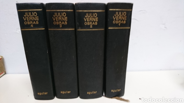 Libros de segunda mano: JULIO VERNE OBRAS 4 tomos - Foto 1