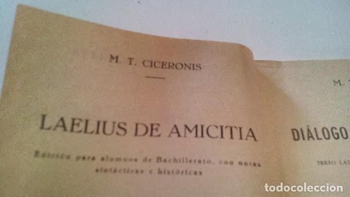 Libros de segunda mano: DE AMITICIA-CICERON-EDITORIAL GREDOS 1947 - Foto 6