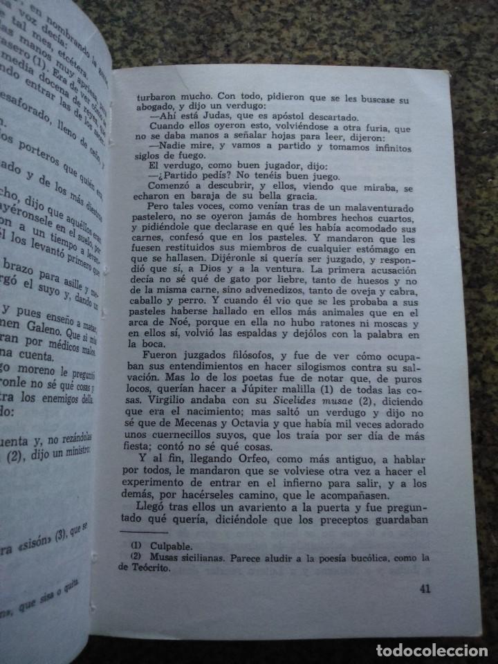 Libros de segunda mano: LOS SUE&Ntilde;OS -- FRANCISCO DE QUEVEDO -- JUVENTUD 1981 -- - Foto 2