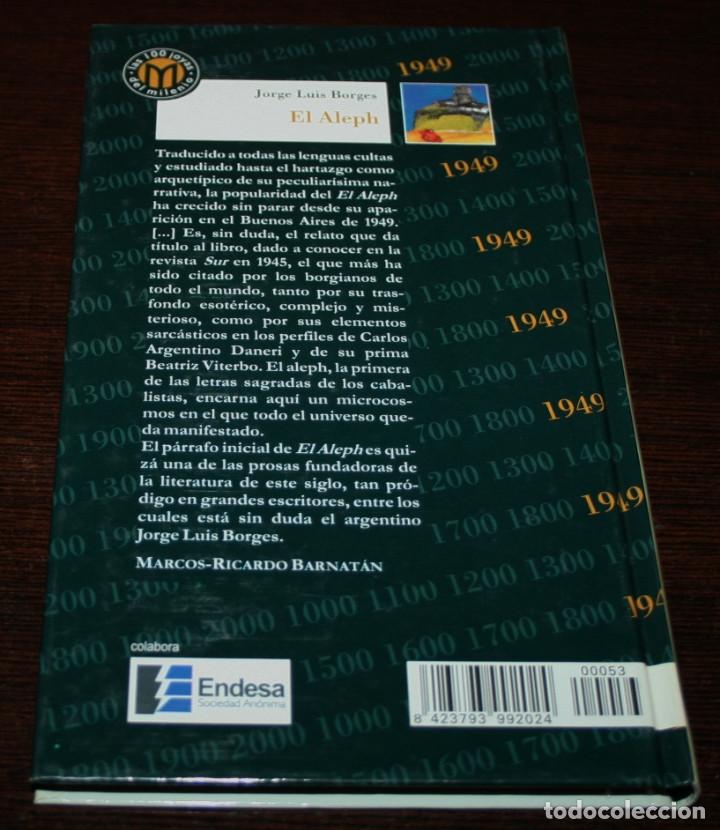 Libros de segunda mano: JORGE LUIS BORGES - EL ALEPH - COL. MILLENIUM N&ordm; 49 - BIB. EL MUNDO - 1999 - Foto 3