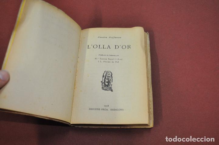 Libros de segunda mano: lolla dor - amadeu hoffmann - edicions proa 1938 - ACLB - Foto 2
