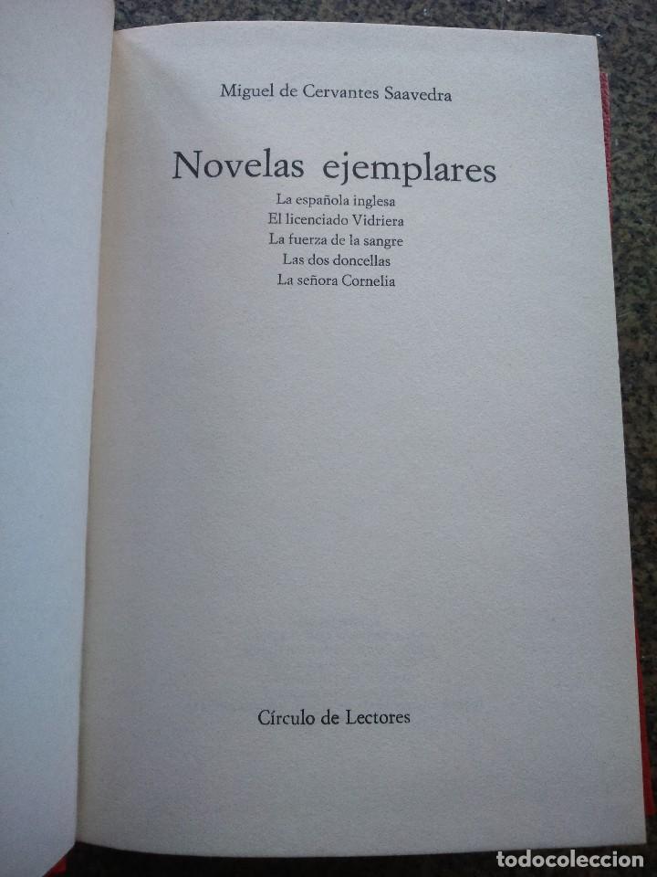 Libros de segunda mano: NOVELAS EJEMPLARES -- CERVANTES -- 3 TOMOS -- CIRCULO 1965 -- - Foto 2