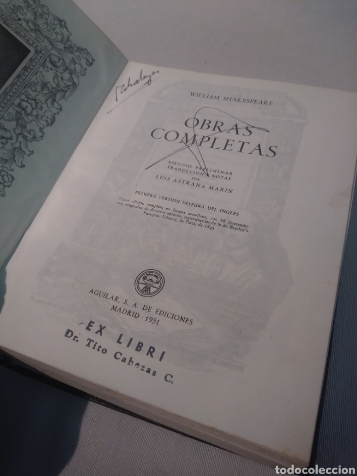 Libros de segunda mano: WILLIAM SHAKESPEARE OBRAS COMPLETAS, AGUILAR 1951 - Foto 5