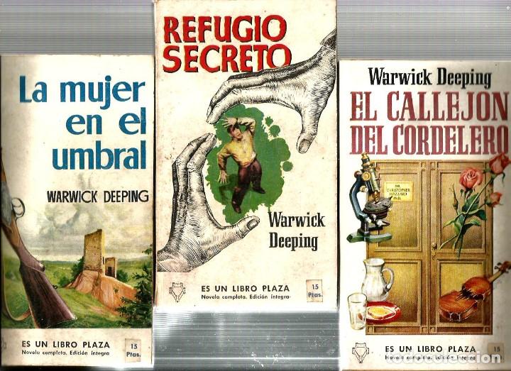 Libros de segunda mano: 3 NOVELAS DE WARWICK DEEPING ( LIBROS PLAZA 31 - 64 - 96 ) - Foto 1