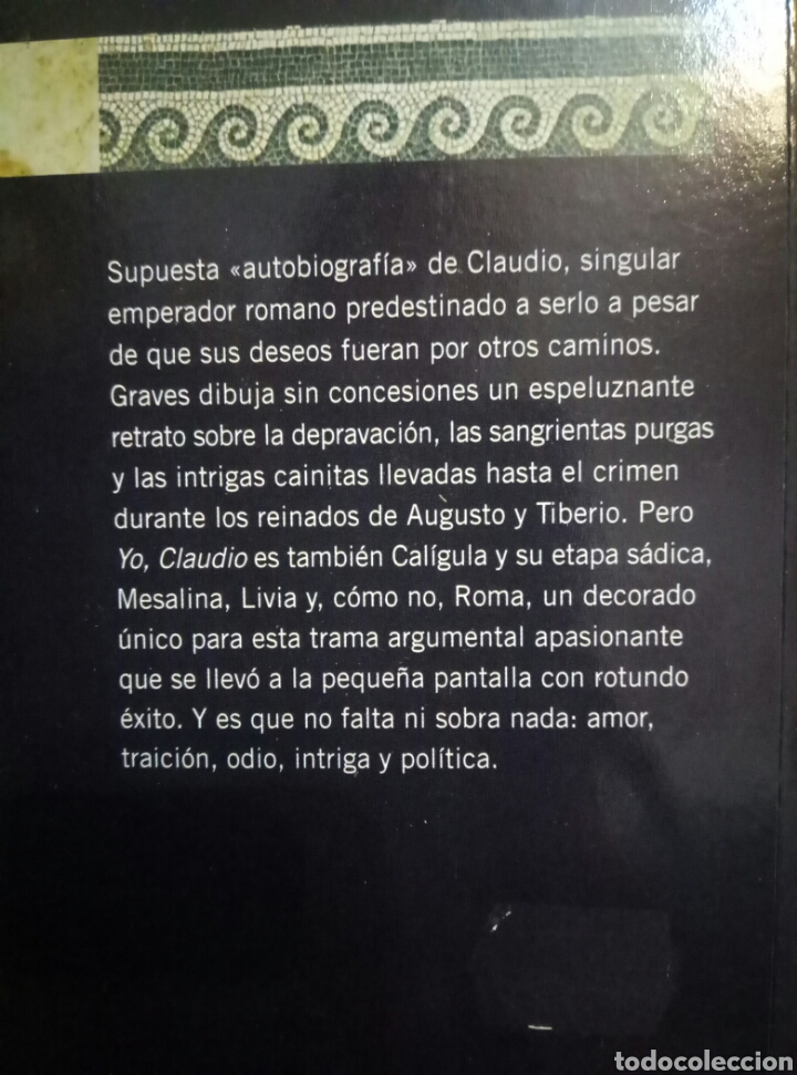 Libros de segunda mano: YO CLAUDIO DE ROBERT GRAVES, EDICION 2005 EL PAIS - Foto 2