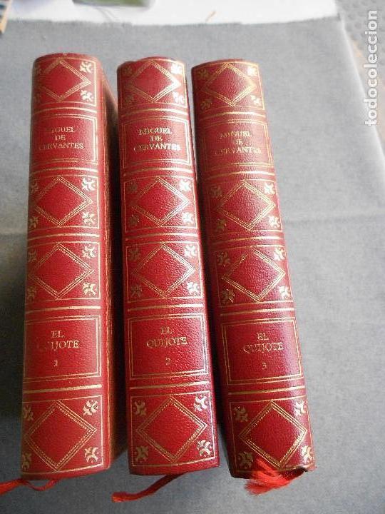 Libros de segunda mano: DON QUIJOTE DE LA MANCHA. TRES TOMOS - Foto 1