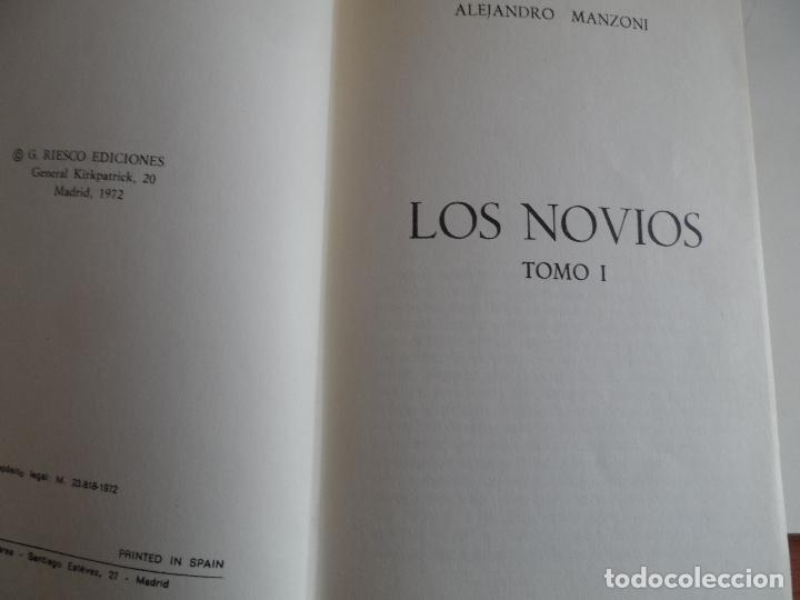 Libros de segunda mano: LOS NOVIOS I y II ALEJANDRO MANZONI  E. RIESGO 1972 - Foto 1